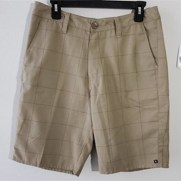 Rip Curl men's plaid active skater surfing athletic board shorts size 32 - Picture 1 of 6